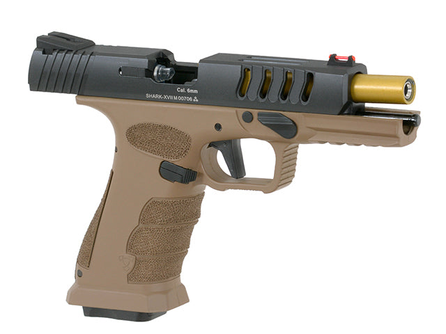 SHARK Full Auto Pistol - Dark Earth