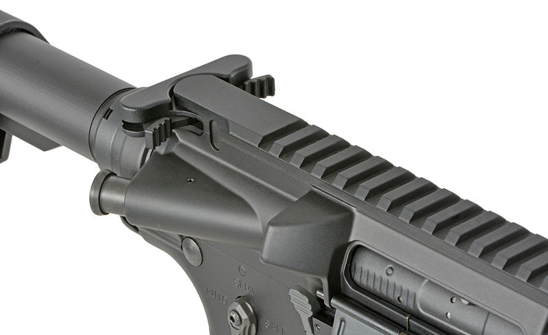 WE13 13" M4/AR-15 Knight's Armament Airsoft Riffel, 30 RPS, ETU - Sort