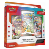 Pokémon First Partner Illustration Collection Series 2 - Forseglet kasse med 6 stk.