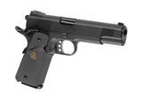 WE M1911 MEU helmetal GBB - Sort