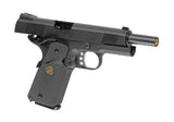 WE M1911 MEU helmetal GBB - Sort