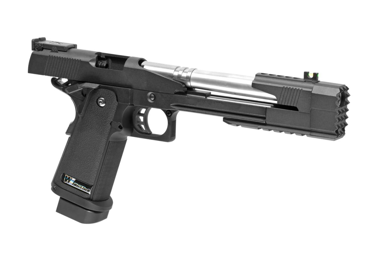 WE Hi-Capa 7 helmetal GBB - Sort