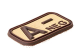 JTG Bloodtype gummipatch A Neg