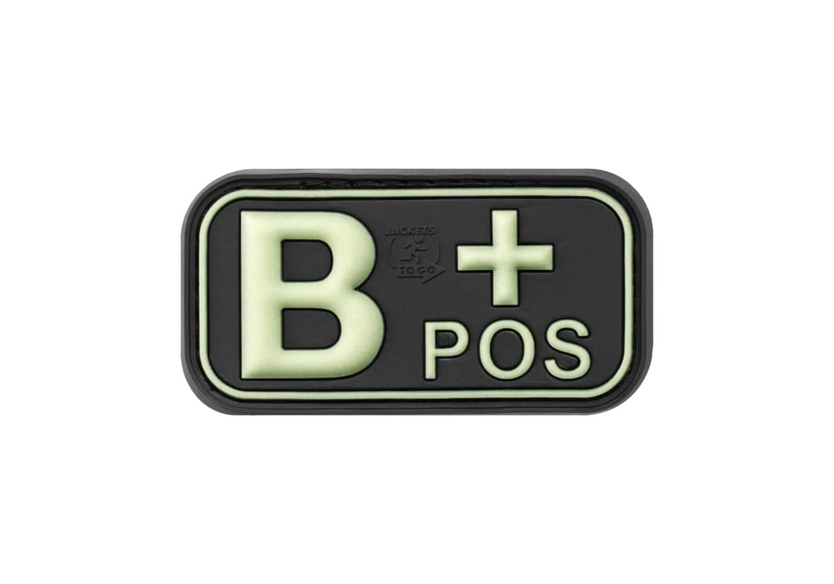 JTG Bloodtype gummipatch B Pos