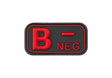 JTG Bloodtype gummipatch B Neg