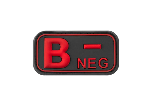 JTG Bloodtype gummipatch B Neg