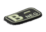 JTG Bloodtype gummipatch B Neg