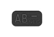 JTG Bloodtype gummipatch AB Neg