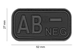 JTG Bloodtype gummipatch AB Neg