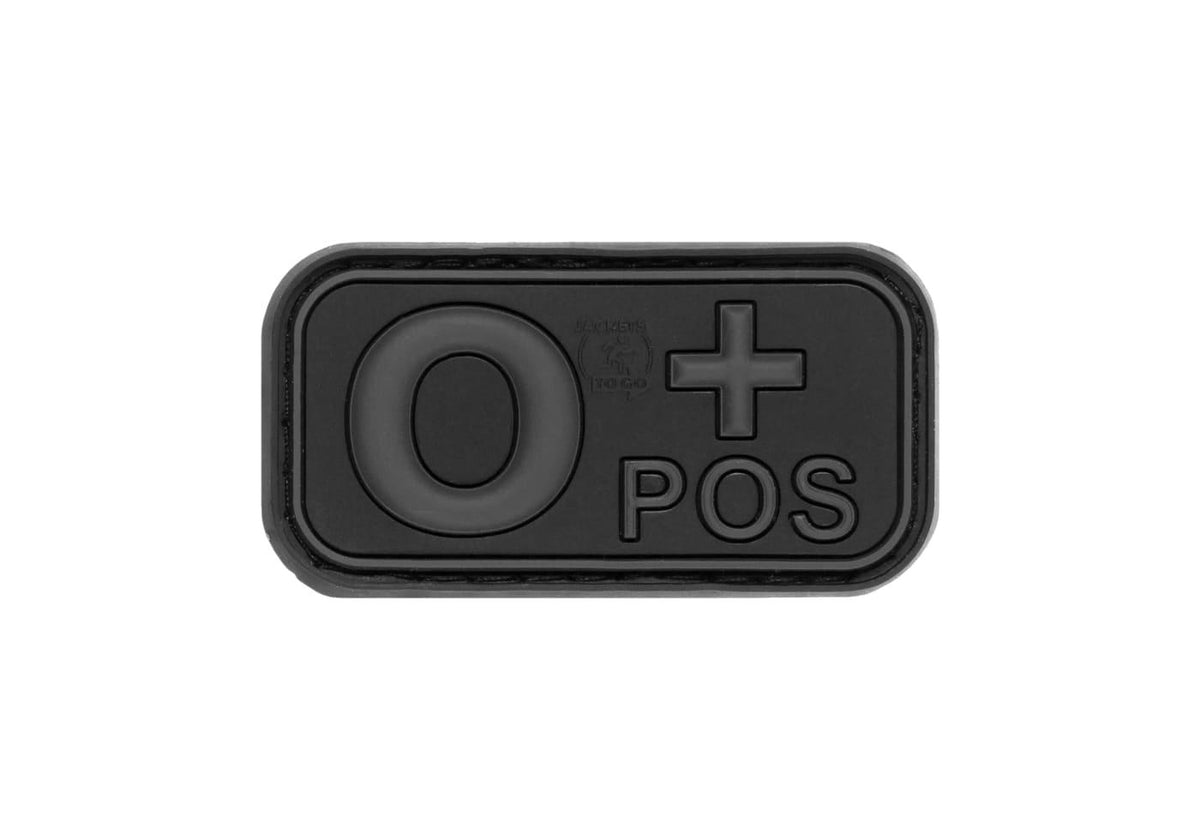 JTG Bloodtype gummipatch 0 Pos