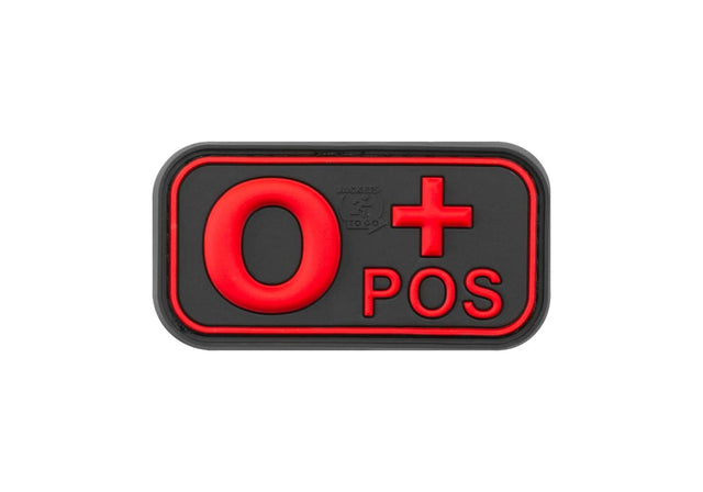 JTG Bloodtype gummipatch 0 Pos