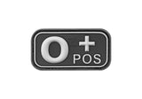 JTG Bloodtype gummipatch 0 Pos