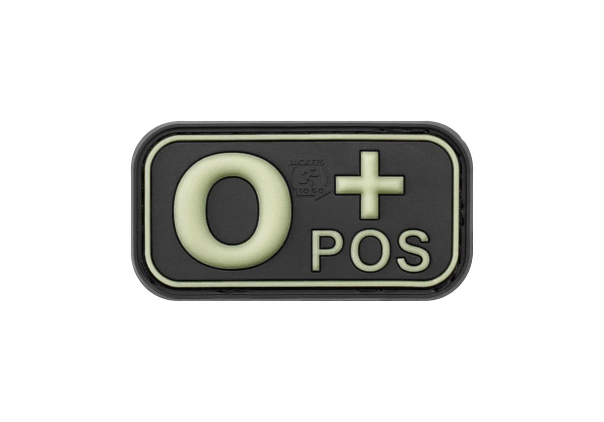 JTG Bloodtype gummipatch 0 Pos