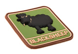 JTG Sort Sheep gummipatch