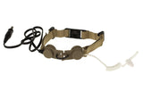 Z-Tactical Taktisk Throat Mic - Dark Earth