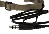 Z-Tactical Taktisk Throat Mic - Dark Earth