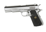 WE M1911 MEU helmetal V3 GBB - Sølv
