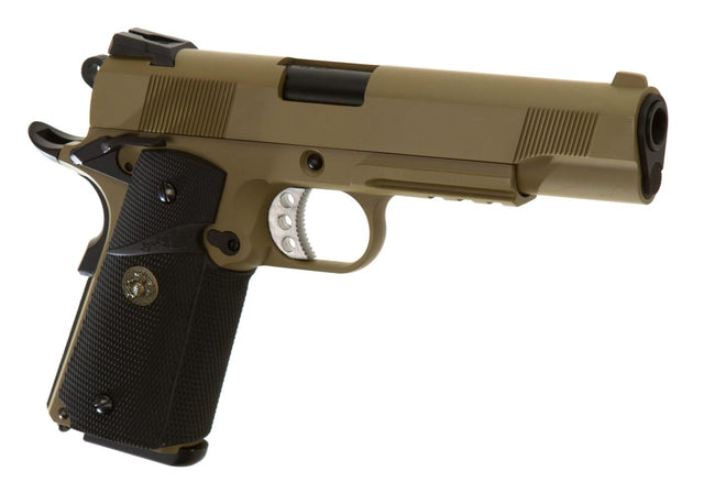 WE M1911 MEU Taktisk helmetal GBB - Desert