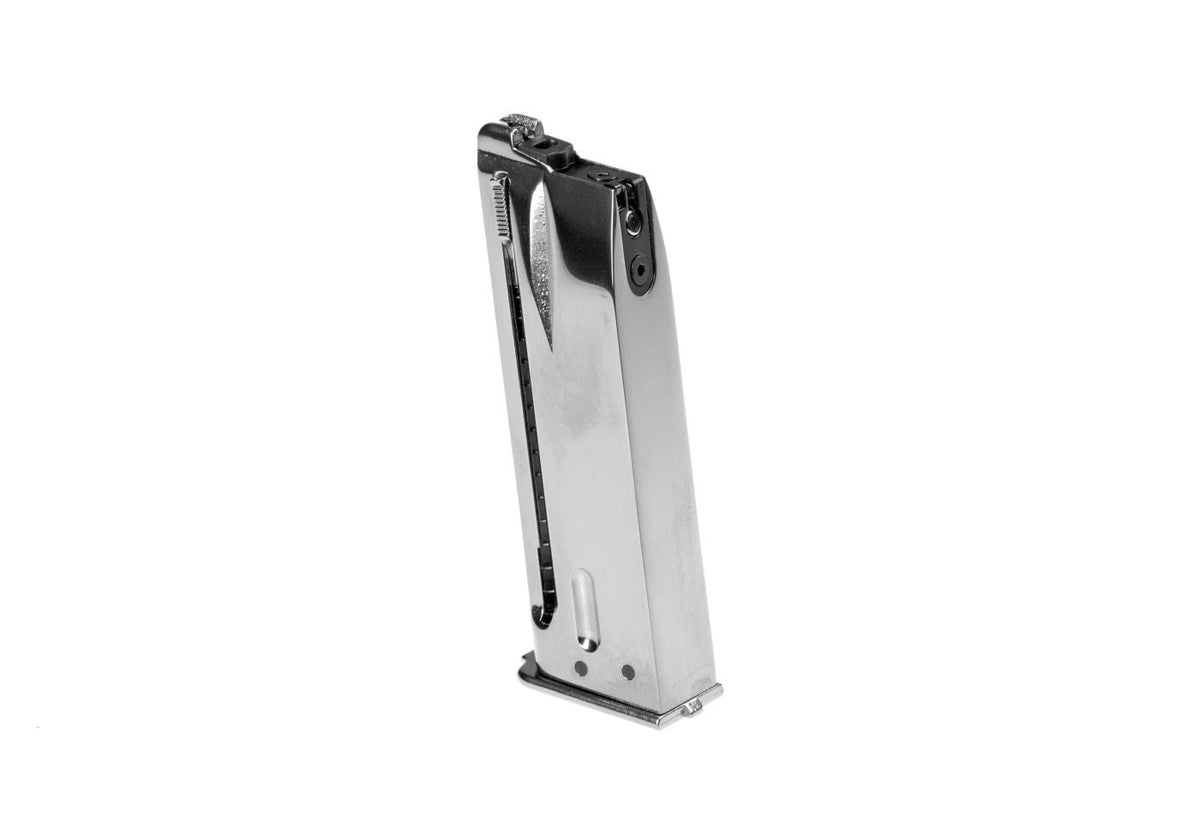 Magazin BN Hi-Power GBB 20rds - Sølv