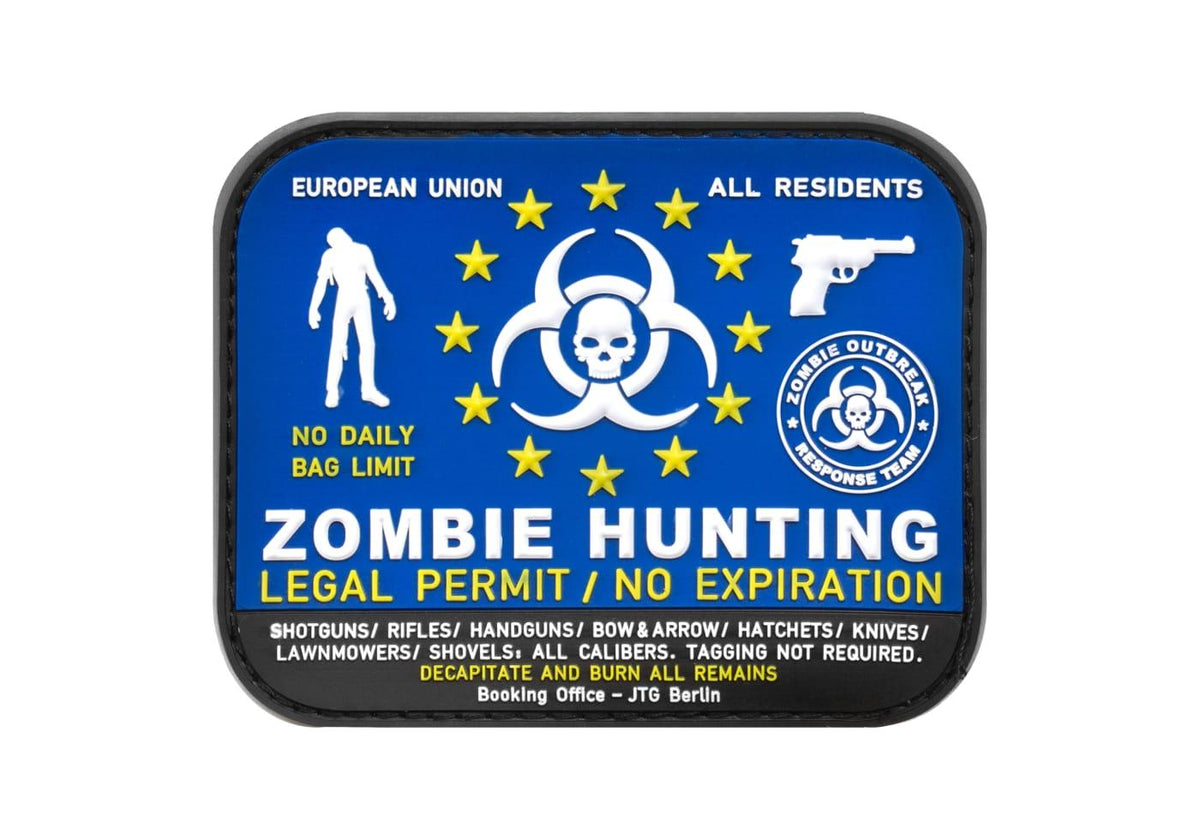 JTG Zombie Hunter gummipatch - Multicolor