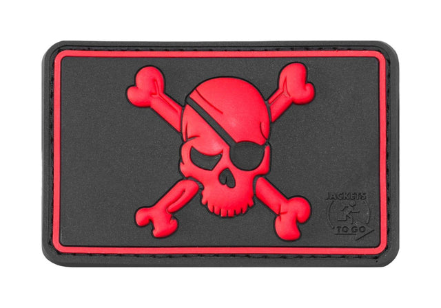 JTG Pirate Skull gummipatch