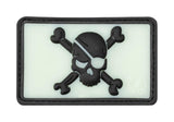 JTG Pirate Skull gummipatch