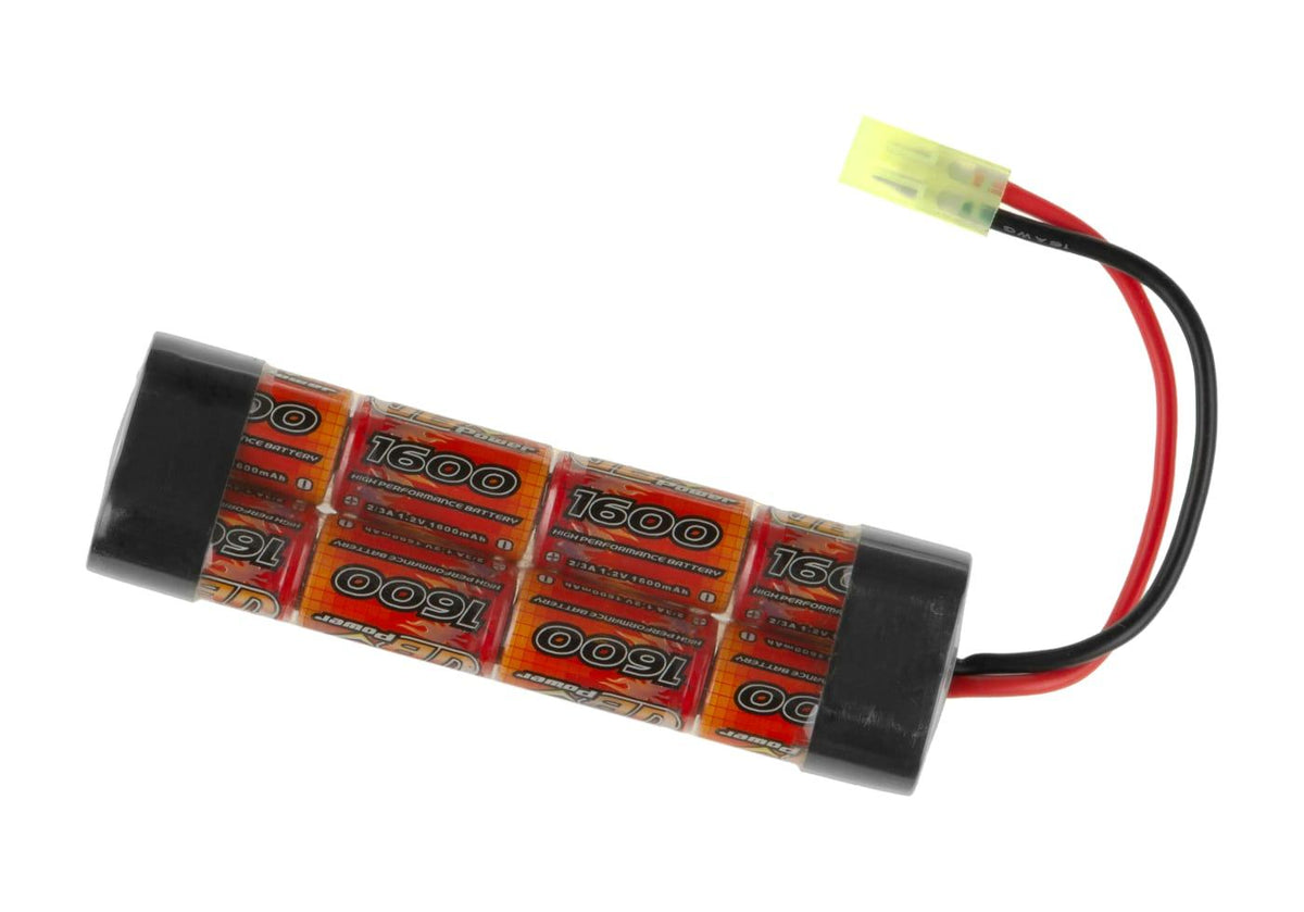 VB Power 9.6V 1600mAh Mini Type - Rød