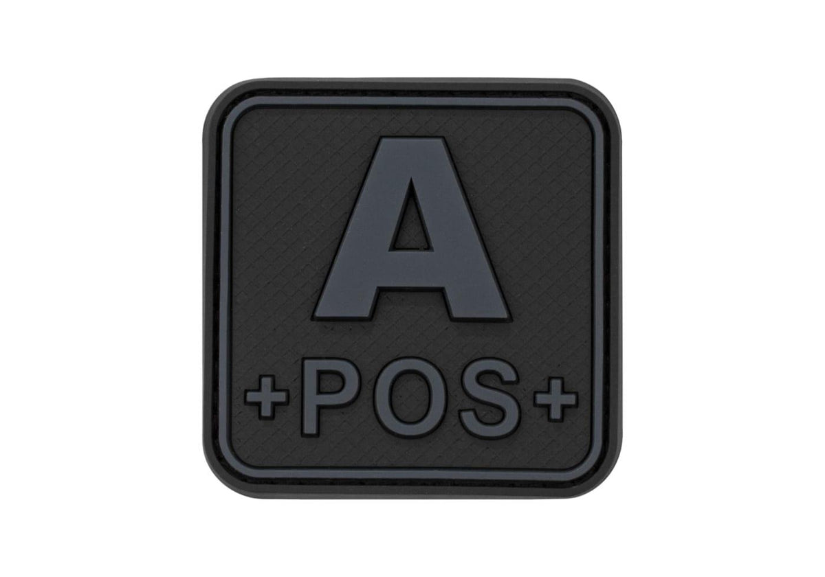 JTG Bloodtype Square gummipatch A Pos