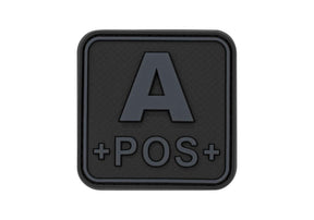 JTG Bloodtype Square gummipatch A Pos