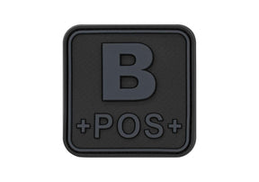 JTG Bloodtype Square gummipatch B Pos