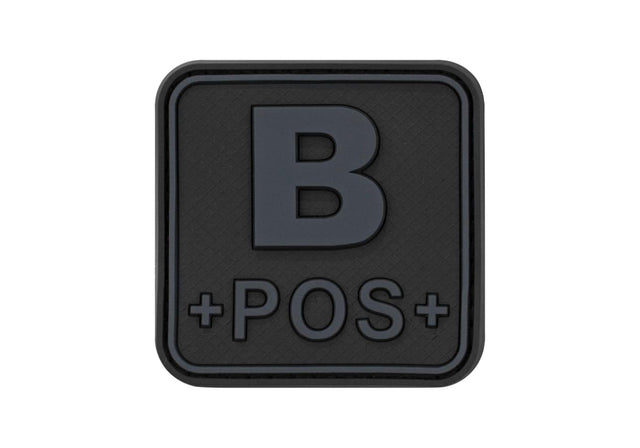 JTG Bloodtype Square gummipatch B Pos