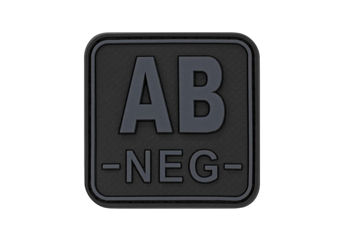 JTG Bloodtype Square gummipatch AB Neg