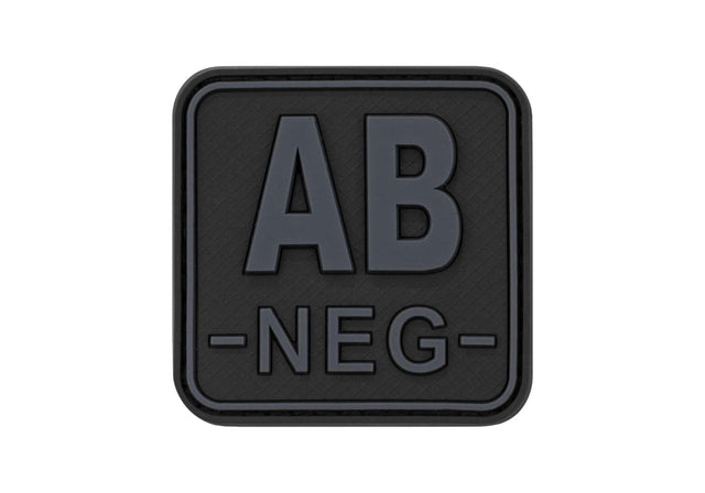 JTG Bloodtype Square gummipatch AB Neg