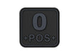 JTG Bloodtype Square gummipatch 0 Pos
