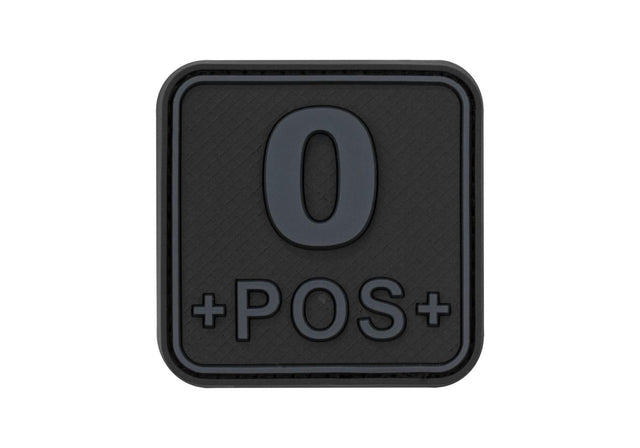 JTG Bloodtype Square gummipatch 0 Pos