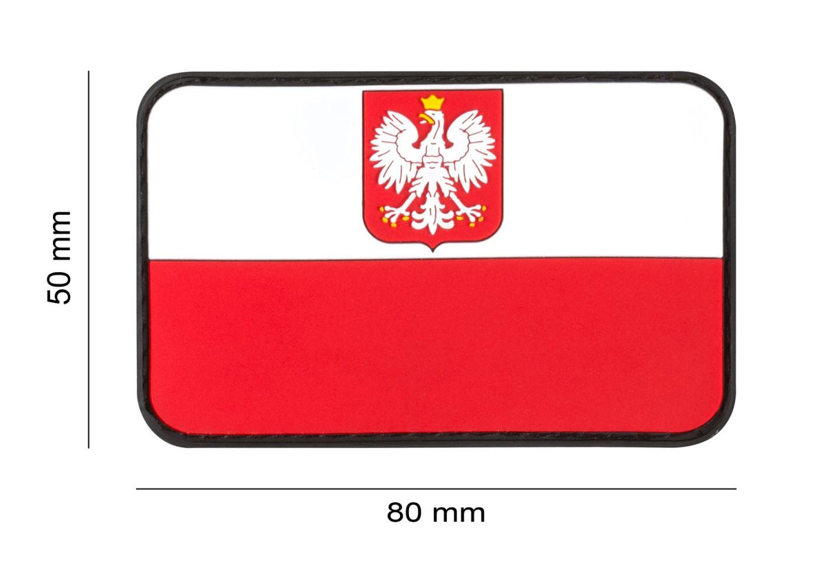 JTG Poland Flag gummipatch