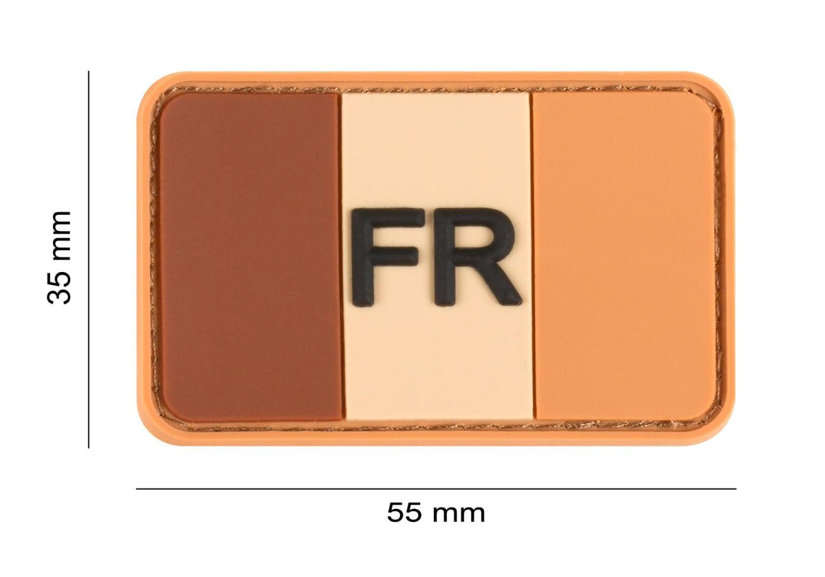 JTG France Flag gummipatch