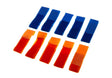 Invader Gear Team Patch Set Blå / Orange 10 pcs