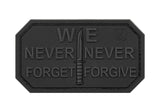 JTG Never Forget gummipatch - Blackops