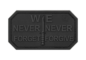 JTG Never Forget gummipatch - Blackops