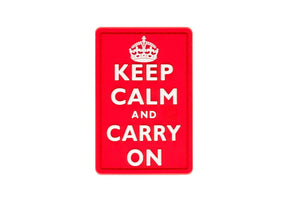 JTG Keep Calm gummipatch - Multicolor