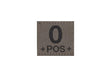 Clawgear 0 Pos Bloodgroup Patch - RAL7013