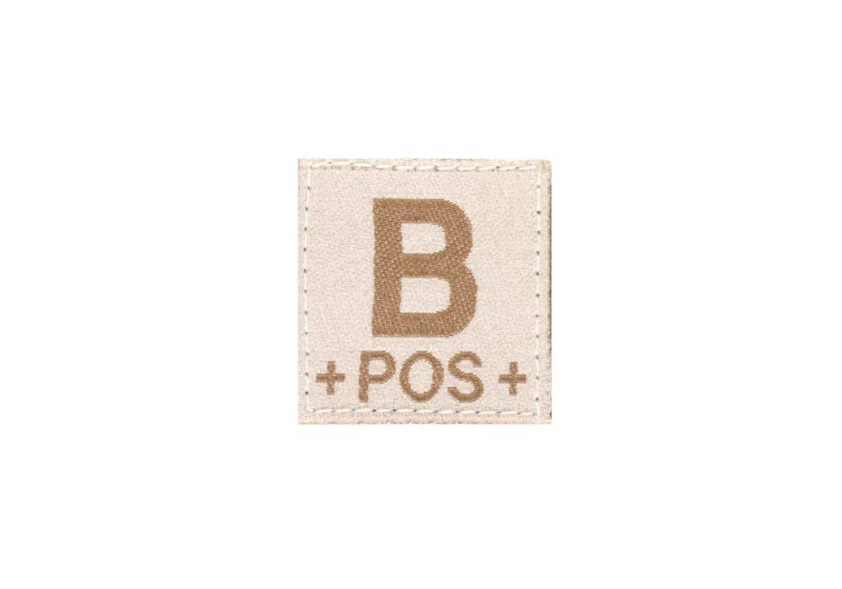 Clawgear B Pos Bloodgroup Patch