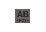 Clawgear AB Pos Bloodgroup Patch
