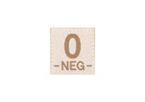 Clawgear 0 Neg Bloodgroup Patch