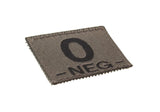 Clawgear 0 Neg Bloodgroup Patch