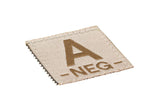 Clawgear A Neg Bloodgroup Patch