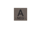 Clawgear A Neg Bloodgroup Patch