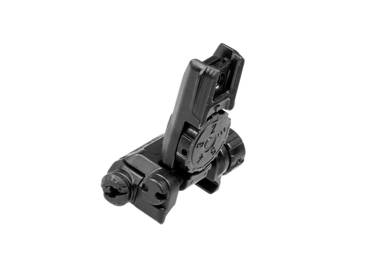 Magpul MBUS Pro LR Adjustable Rear Sigte - Sort