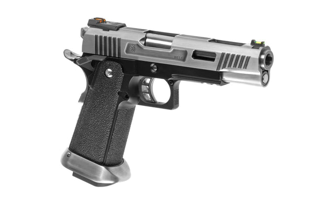 WE Hi-Capa 5.1 Force Full Metal GBB - Silver